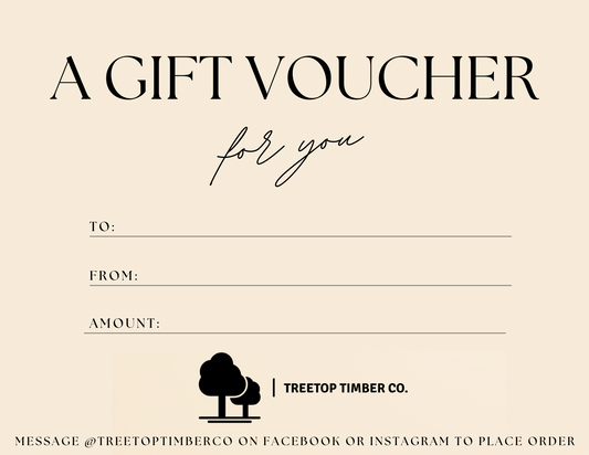 A gift voucher for you