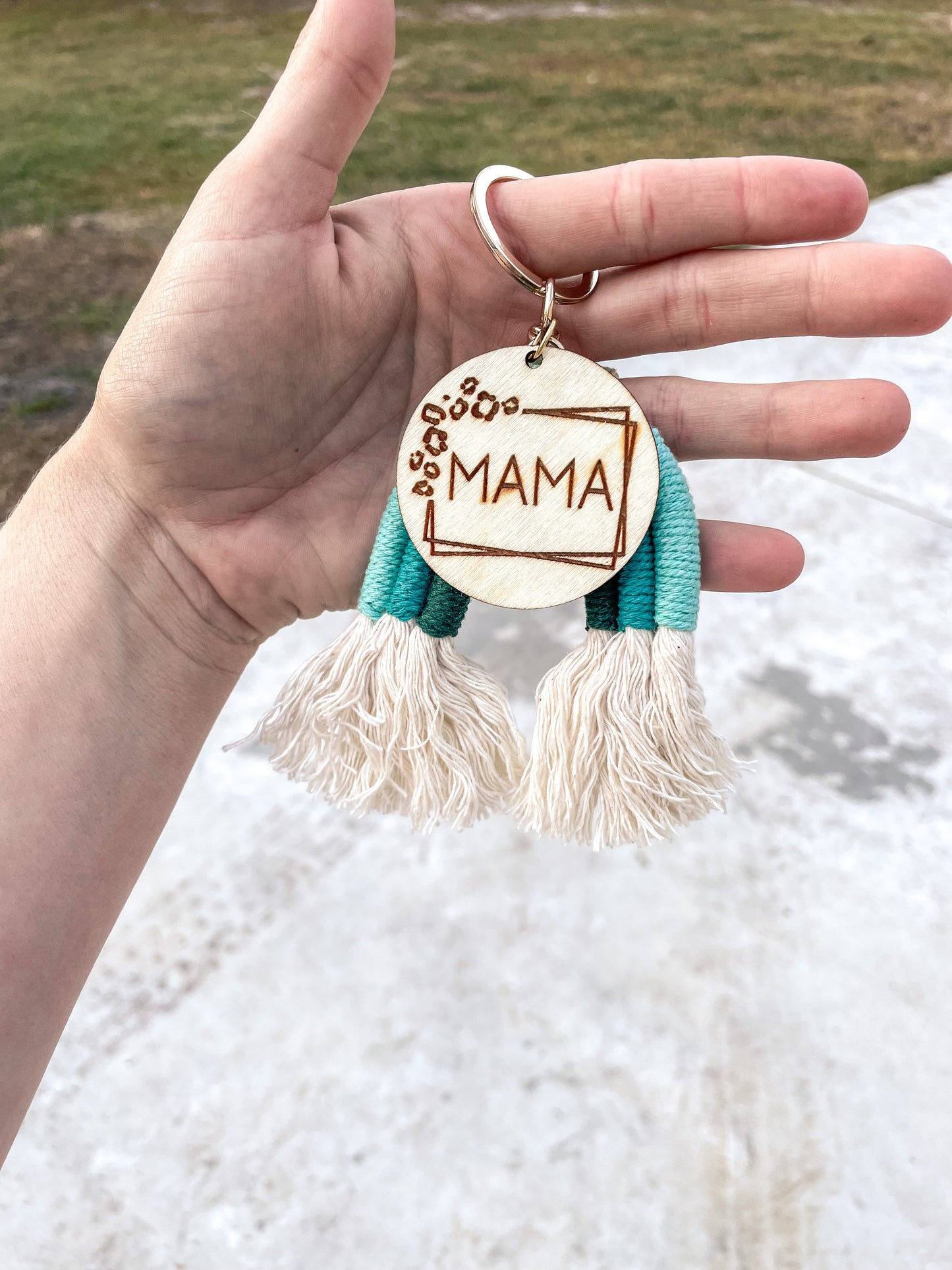 Rainbow Mama Keychain