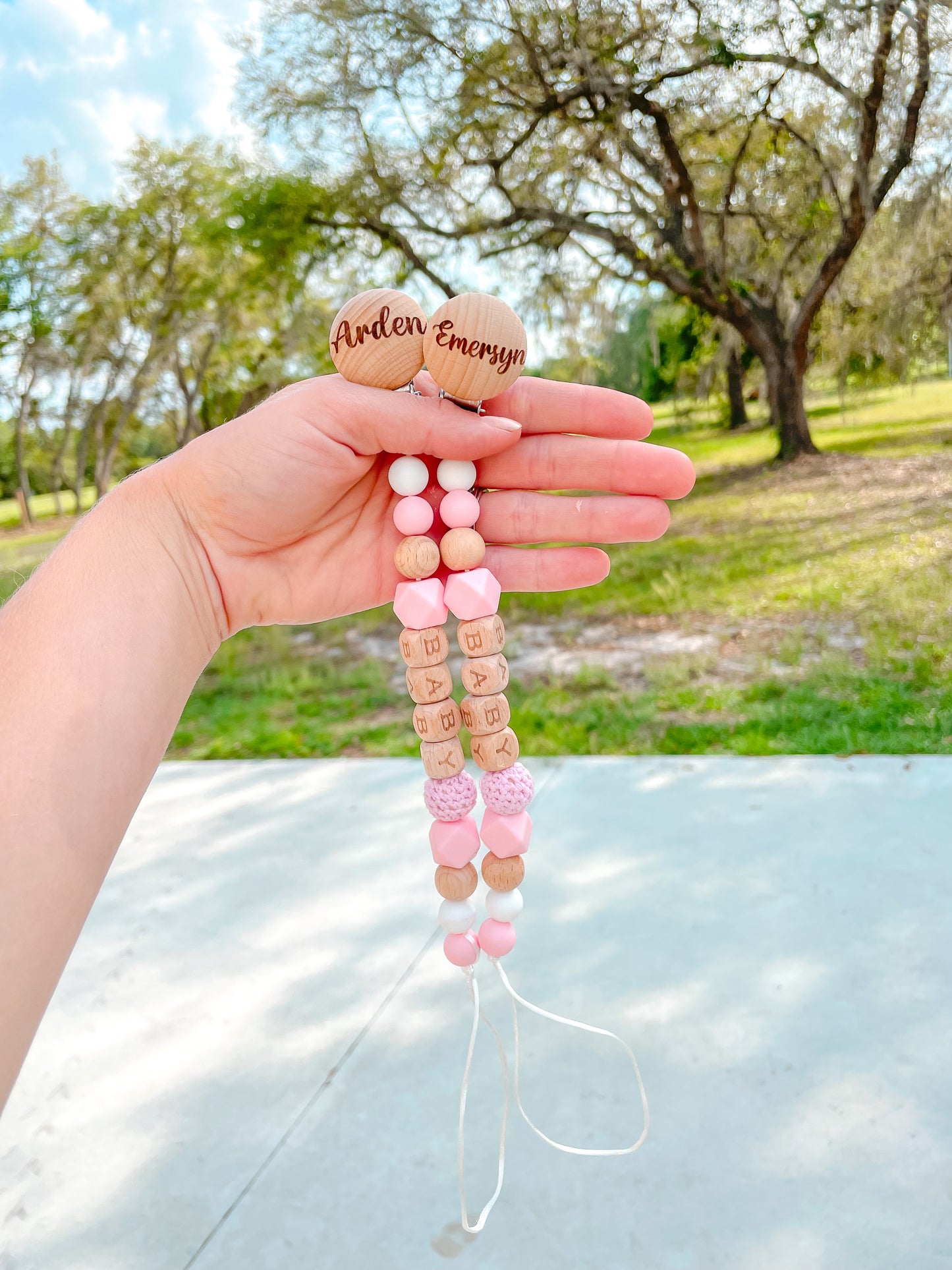 Personalized Pacifier Clip