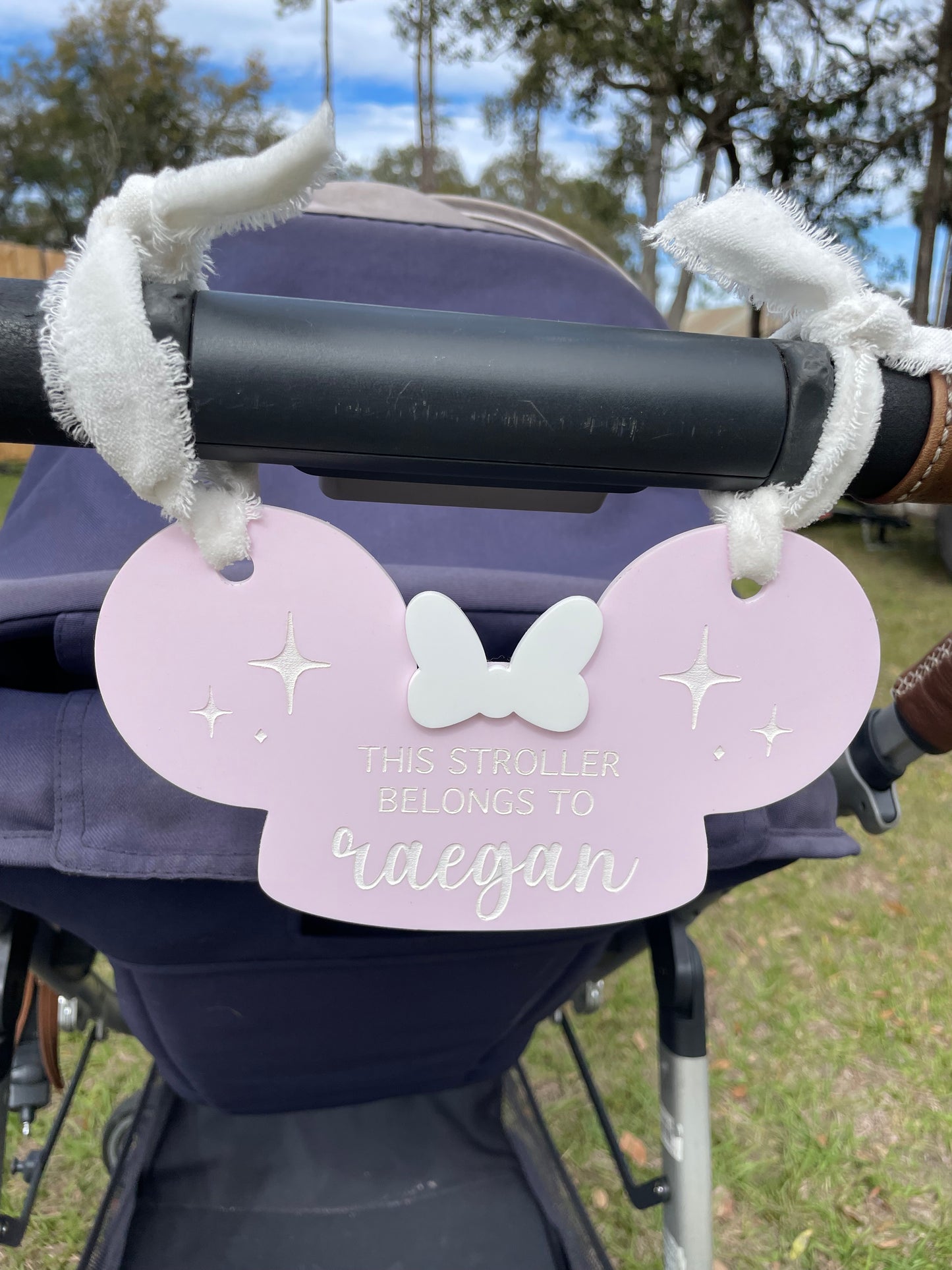 Mickey stroller tag