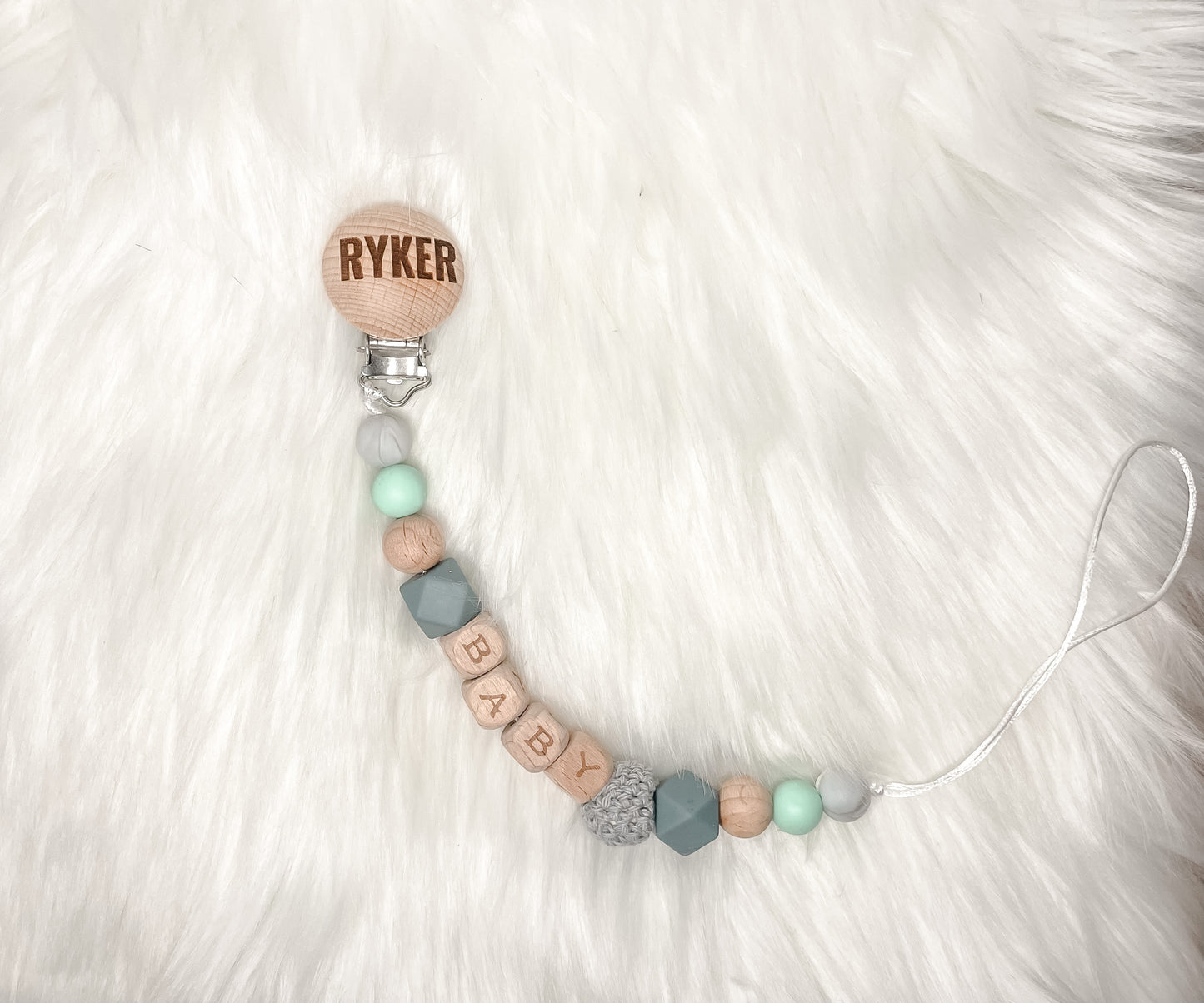 Personalized Pacifier Clip