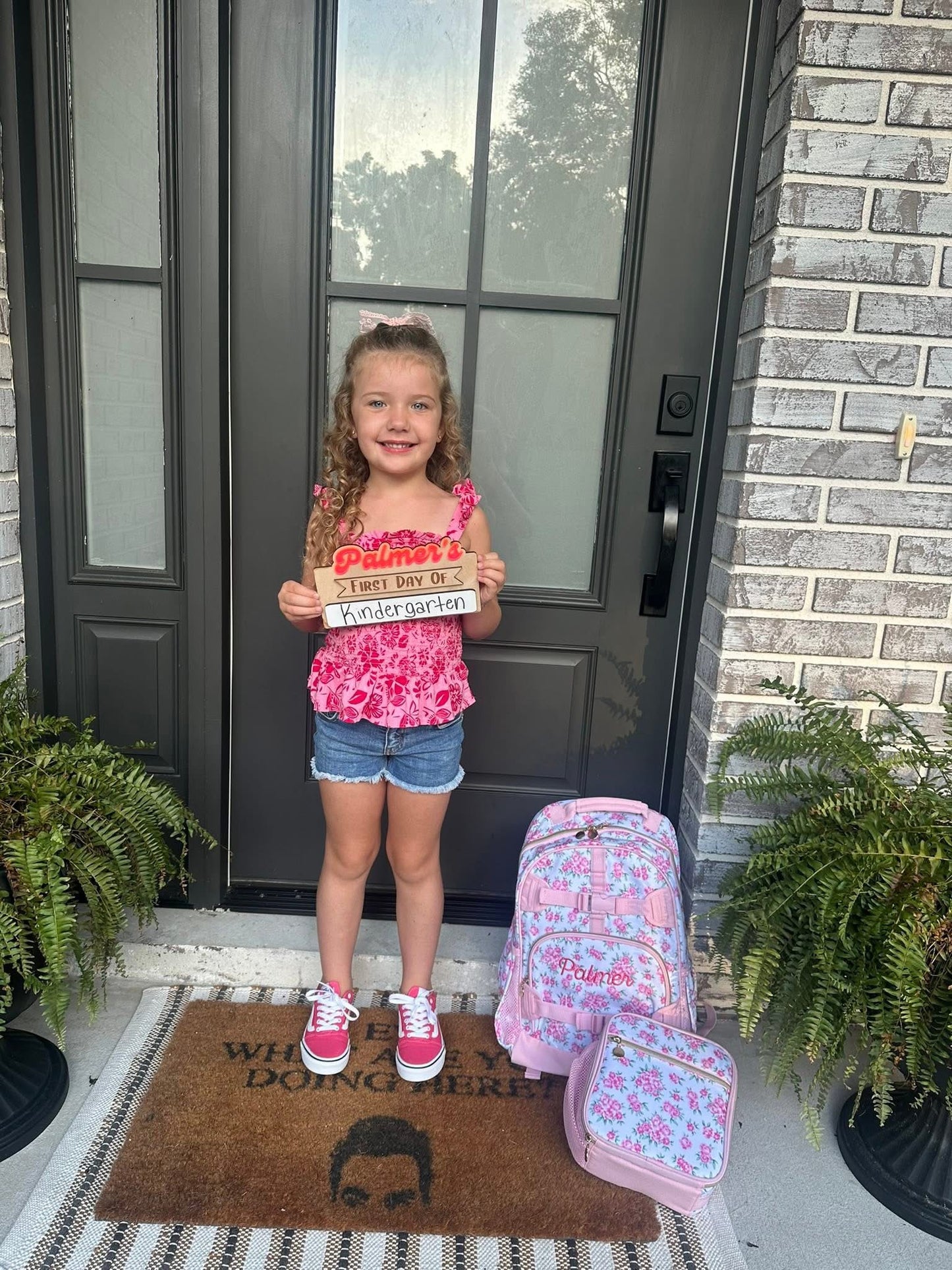 First day of school sign